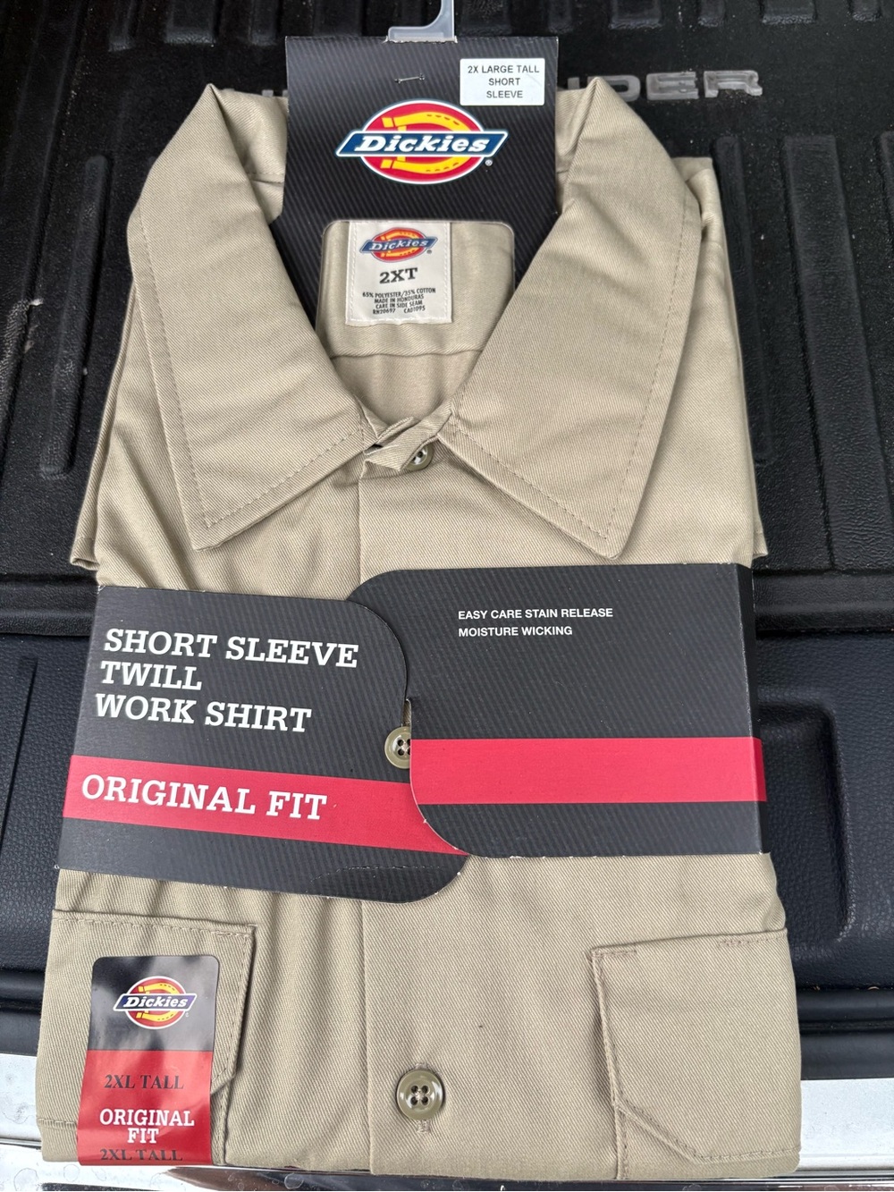 Dickies Short Sleeve Work Shirt - Khaki/Tan